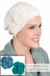 Cardani® Hand Made Flower Pin - Hat Accessory in Viscose Made From Bamboo