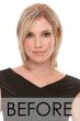 Top Form 6-8 Inch Human Hair Topper by Jon Renau Wigs - Double Monofilament, Remy Human Hair Topper