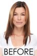 18 Inch Top Smart Topper by Jon Renau Wigs - Synthetic Hair, Lace Front, Single Monofilament Topper