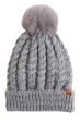 Braided Knit Beanie with Sherpa Lining | Winter Beanie for Women