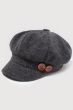 Brushed Knit Jersey Cabbie Hat | Newsboy Hat for Women