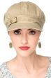 Buckle Newsboy Hat | Womens Distressed Cotton Ball Cap