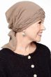 Short Tail Cableknit Scarf | Pure Cotton Knitted Head Wrap