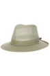 Cool khaki men's hat with mesh sides for ventilation and cooling properties