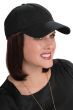 Cardani Classic Bob Baseball Cap with Detachable Hair | Hats with Hair