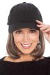 Baseball Cap with Hair | Cardani Iconic Bob Baseball Hat with Hair