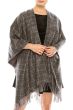 Classic Plaid Fringe Ruana | Wraps for Women