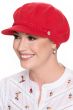 Cotton Knit Braid & Button Newsboy Hat | All Cotton Hats for Women