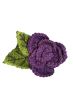 Hand Crocheted Carnation Flower Brooch Pin | Hat & Headwear Accessory