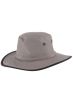 Khaki brimmed outdoor or fishing hat for men with big brim