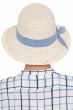 Hester Denim Band Bucket Hat | Stylish Straw Summer Hats for Women