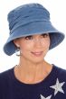 Denim Tencil Pleated Bucket Hat | Cardani Womens Bucket Hat