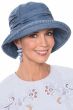 Denim Tencil Pleated Bucket Hat | Bucket Hats for Women