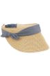 Jenae Denim Bow Visor | Stylish Summer Visors for Women