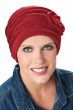 Distressed Rosette Beanie Hat - All Cotton