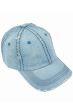 Distressed Denim Baseball Cap | Womens Jean Baseball Cap