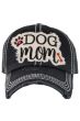 Distressed Dog Mom Baseball Cap | Vintage 100% Cotton Baseball Caps for Women