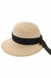 Drea Linen Ribbon Sun Hat | Chic Summer Hats for Women