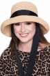 Elin Hand Crocheted Sun Hat with Chin Sash | Packable Summer Hat for Women