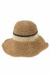 Evalina Crochet Stripe Summer Sun Hat | Crocheted Sun Hats for Women