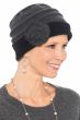 Agatha Two-Tone Rosette Beanie | 100% Wool Beanie Hats for Women