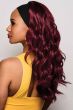 20" Wavy Waves Headband 3/4 Cap Hairpiece Headband Wig by Kim Kimble | Heat Resistant