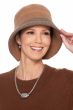 Vanessa Two Tone Cuff Cloche Hat | Wool Blend Winter Hat