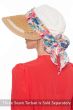 Francine Floral Sash Visor Hat | Trendy Visor Hats for Women
