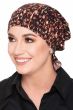 Gathered Scarf Beanie by Cardani | Soft Slip-On Scarf Headcovering