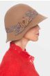 Ginger Rose Wool Felt Bucket Hat  | Wool Felt Bucket Hats for Women