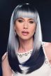 Midnight Moonlight Wig by Hairdo | Long Heat-Resistant Synthetic Bob with Blunt Bangs