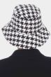 Cozy Houndstooth Textured Bucket Hat | Fall/Winter Bucket Hats for Women