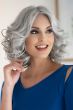 Isabella Wig by Envy | Human Hair / Synthetic Blend, Lace Front, Monofilament