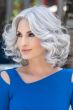 Isabella Wig by Envy | Human Hair / Synthetic Blend, Lace Front, Monofilament