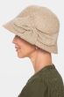 Isadora Knit Wrapped Bow Cloche Hat | Vintage Hats for Women