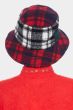 Kimberly Mixed Plaid Wool Blend Bucket Hat | Fall/Winter Bucket Hats for Women