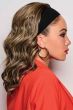 18" Wavy Waves Headband 3/4 Cap Hairpiece Headband Wig by Kim Kimble | Heat Resistant