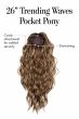 26 inch Trending Waves Pocket Pony by Kim Kimble | Ponytail Extension 