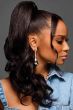 21 Inch Lux Curls Pony by Kim Kimble | Hairpiece 
