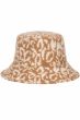 Leopard Print Wool Bucket Cloche Hat | Stylish Winter Hats for Women