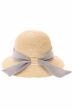 Lucine Linen Ribbon Crochet Sun Hat | Crocheted Sun Hats for Women