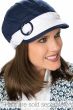 Cardani Long Hair Halo with Detachable Bangs - Hairpiece for Hats I Hats with Hair