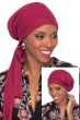 Knitted Head Wrap | Pure Cotton Long Tail Head Covering
