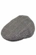 Men's Wool Blend Houndstooth Driver Cap with Snap Back | Men's Wool Driver Hat