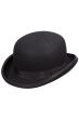 Vintage 1920's bowler hat for men in black