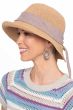 Lucine Linen Ribbon Crochet Sun Hat | Crocheted Sun Hats for Women