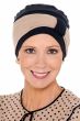 Madison Two-Tone Turban Beanie Set | 100% Organic Cotton Three Seam Beanie + Matching Headband