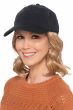 Margot Baseball Cap with Hair by Cardani | Heat Friendly Wavy Hair Hat