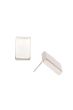 Matte Rectangle Stud Earrings | Hypoallergenic Earrings for Men & Women