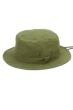 Khaki bucket hat for men with drawstring